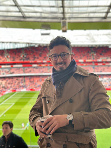 Op. Dr. Erdal Erkoç at Emirates Stadium, Arsenal vs Chelsea