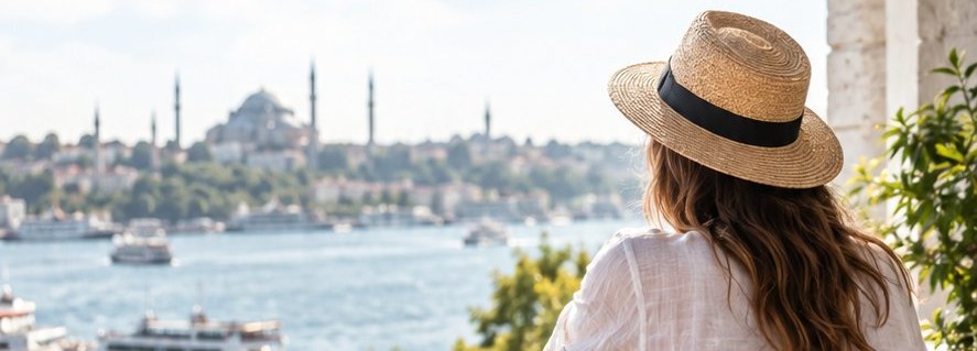 İstanbul'da Boğaz manzarası